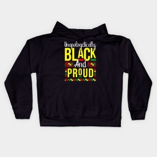 Black & Proud Melanin Poppin Gift Kids Hoodie